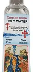 STRONG FAITH Blessed Prayer Holy Water from The Jordan River in The Holy Land (Water 300ml)