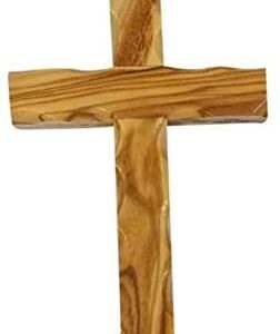 Bethlehem Gifts TM Handcarved Olive Wood Jesus Nazareth Wall Cross (5-10 inches)