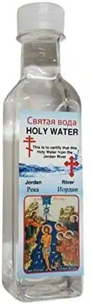 STRONG FAITH Blessed Prayer Holy Water from The Jordan River in The Holy Land (Water 300ml)