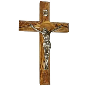 Handcrafted Bethlehem Olive Wood Cross – Cultural & Historical Design