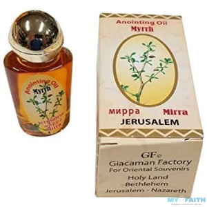 Myrrh Mirra Anointing Oil Jerusalem Plastic Bottle 30ml Authentic Fragrance