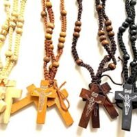 Dozen-12pcs Authentic Wooden Beads Rosaries from Bethlehem Holy Land