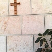 Olive Wood Large Wall Cross (9 Inches) with Lord’s Prayer (Padre Nuestro) in Spanish (Español) Handmade in Bethlehem Holy Land