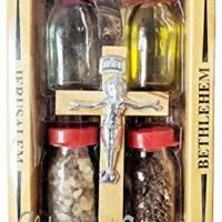 Holy Land Blessings Set: Blessed Holy Water, Soil, Oil, Incense with Jesus Cross <a href="https://myfaith.shop/product-category/cross-and-crucifix/" target="_blank"></a>