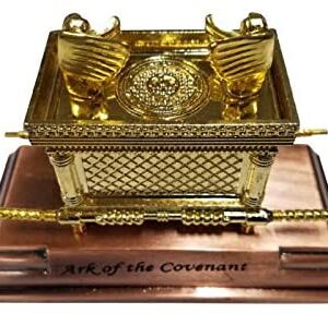 Bethlehem Gifts TM Statue Copper Ark of The Covenant 7.1″ Jewish Testimony Judaica Israel Gift