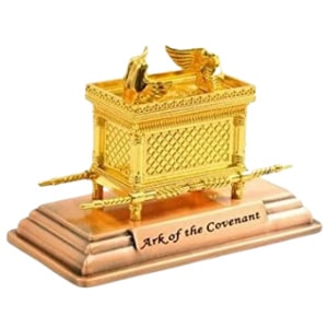 Gold Plated Ark of the Covenant Replica:7 X 4 X 4.5″ From Jerusalem