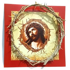 Jerusalem Passion of Christ Crown of Thorns in Gift Box -7.5″