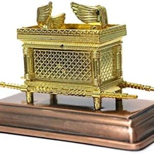 The Ark of The Covenant Gold Plated Table Top Mini – 2″ X 1.50″ X 1.10″ From Israel