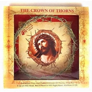 Jerusalem Passion of Christ Crown of Thorns in Gift Box -7.5″