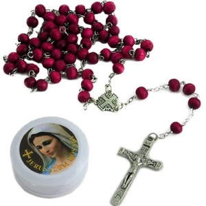 Exquisite Rosaries from Jerusalem: A Cultural and Historical Collection – Red Glass Rosary