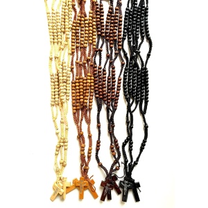 Exquisite Rosaries from Jerusalem: A Cultural and Historical Collection – Dozen Wood Beads Rosaries