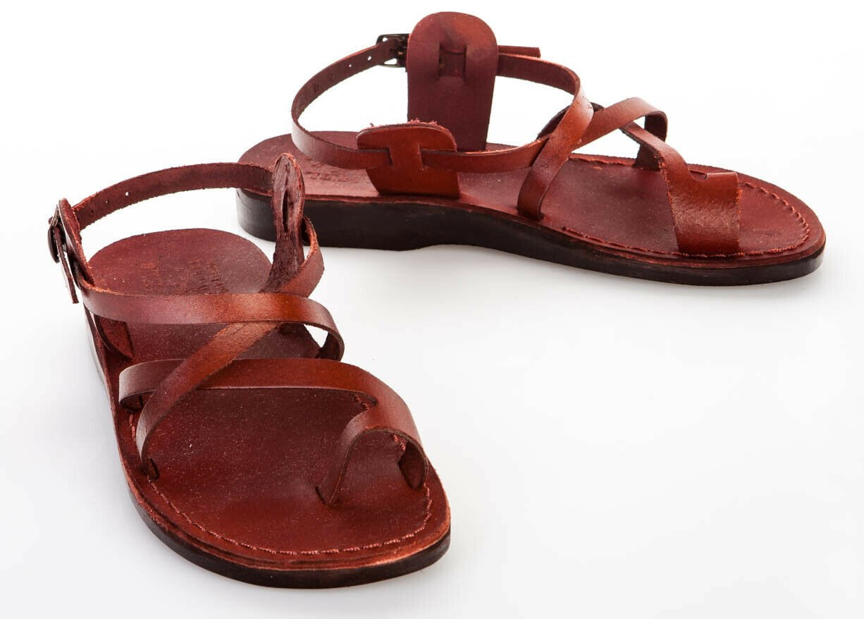 Holy Land Unisex Leather Biblical Sandals Jesus Sandals - MyFaith.Shop