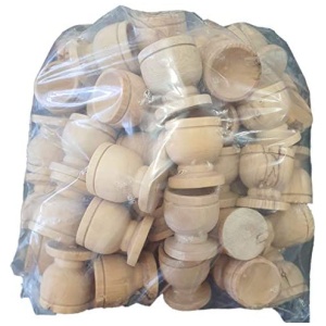 Fifty(50) Olive Wood Communion Cups 1.75″ from Bethlehem