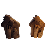 Nativity Scene Exotic Wood Christmas Curved  Puzzle