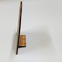 Olive Wood Ten Commandments, Hebrew/English