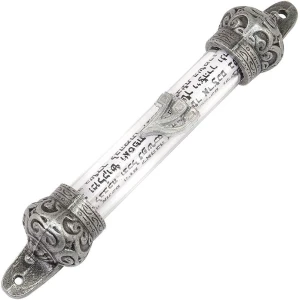 Silver Plated/Gold Plated/Red Bronze Plated With Crown Cover  Mezuzah