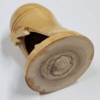 Unique Handmade Nativity Bell Ornament – 3.5″