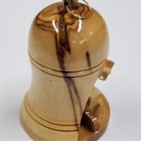 Unique Handmade Nativity Bell Ornament – 3.5″