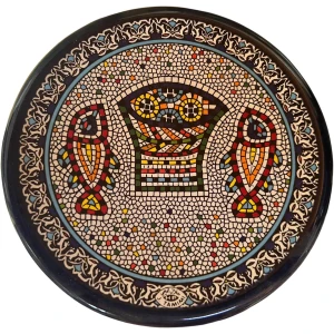 Armenian Ceramic Hand-painted Tabgha-Plate (5.2 inches-13cm)