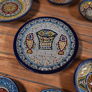 Armenian Ceramic Hand-painted Tabgha-plate (5.2 Inches-13cm) Hand-painted Armenian Ceramic