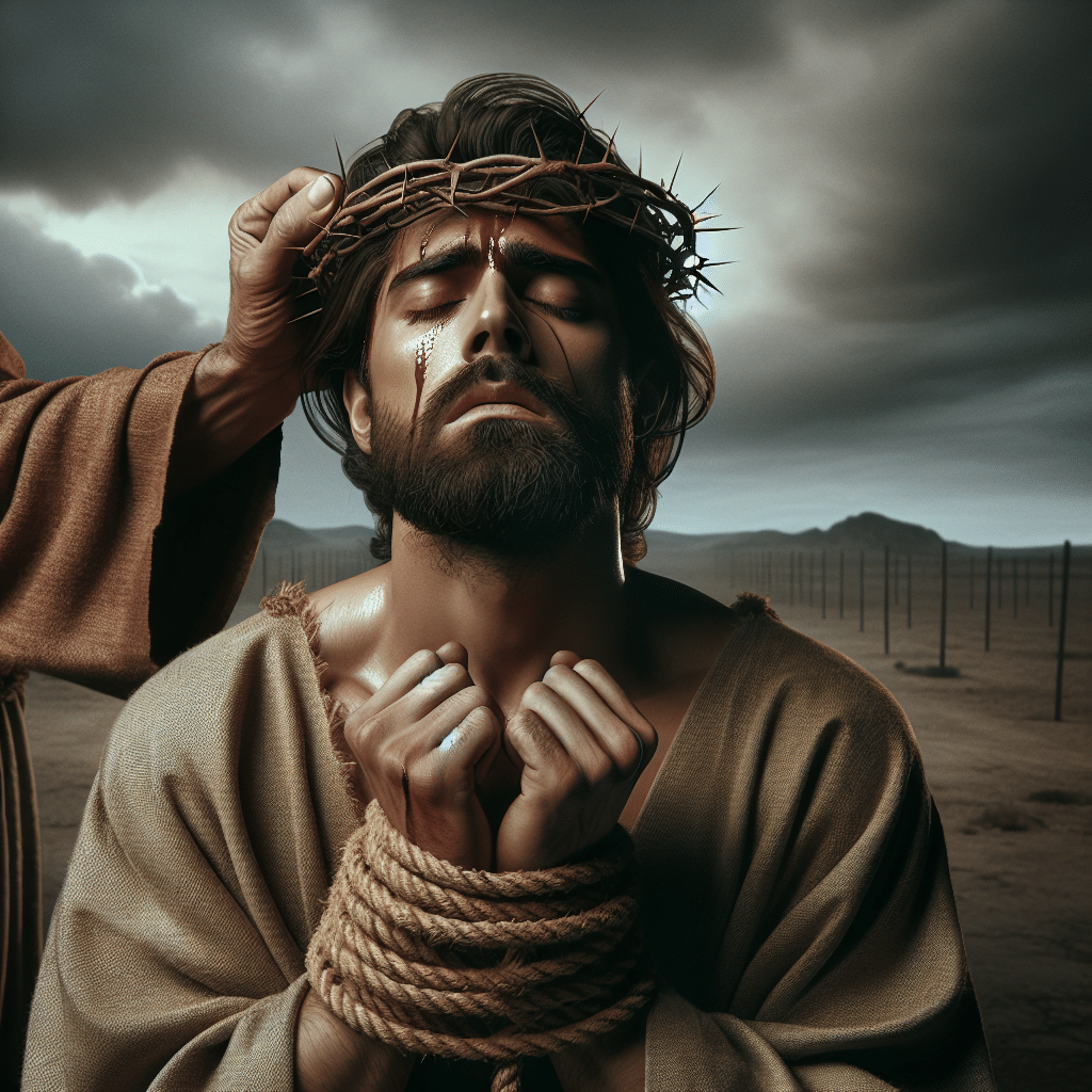 The Crown Of Thorns Placed On The Head Of Jesus